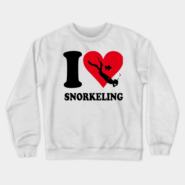 Love snorkel Crewneck Sweatshirt by nektarinchen